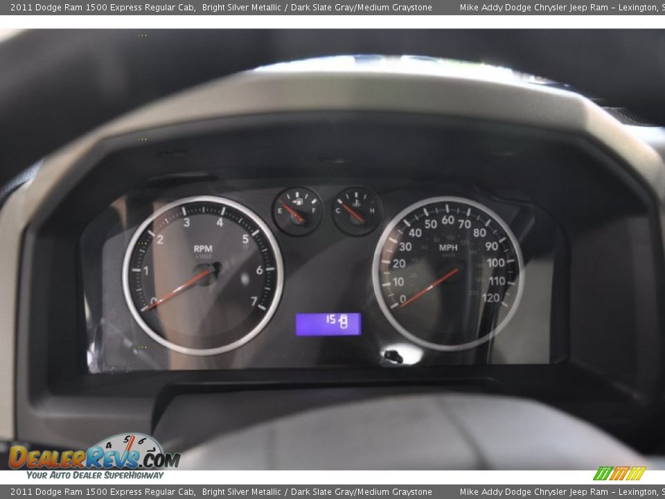 2011 Dodge Ram 1500 Express Regular Cab Bright Silver Metallic / Dark Slate Gray/Medium Graystone Photo #11