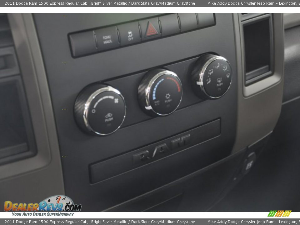 2011 Dodge Ram 1500 Express Regular Cab Bright Silver Metallic / Dark Slate Gray/Medium Graystone Photo #13