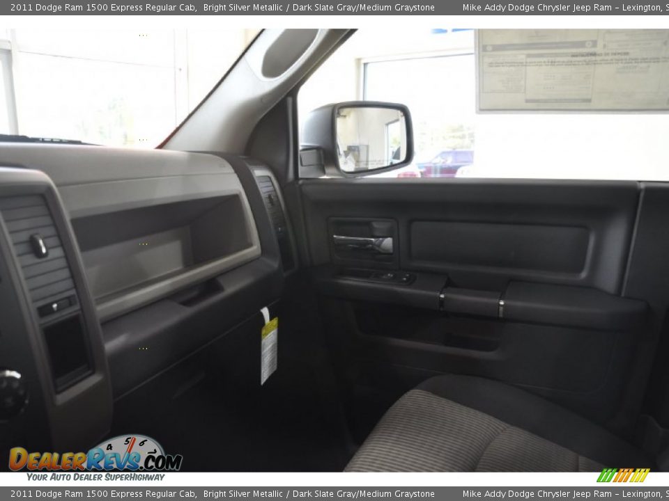 2011 Dodge Ram 1500 Express Regular Cab Bright Silver Metallic / Dark Slate Gray/Medium Graystone Photo #14