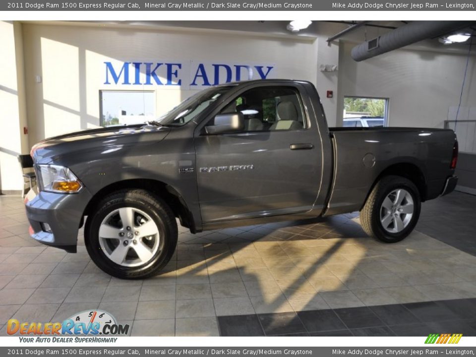 2011 Dodge Ram 1500 Express Regular Cab Mineral Gray Metallic / Dark Slate Gray/Medium Graystone Photo #1