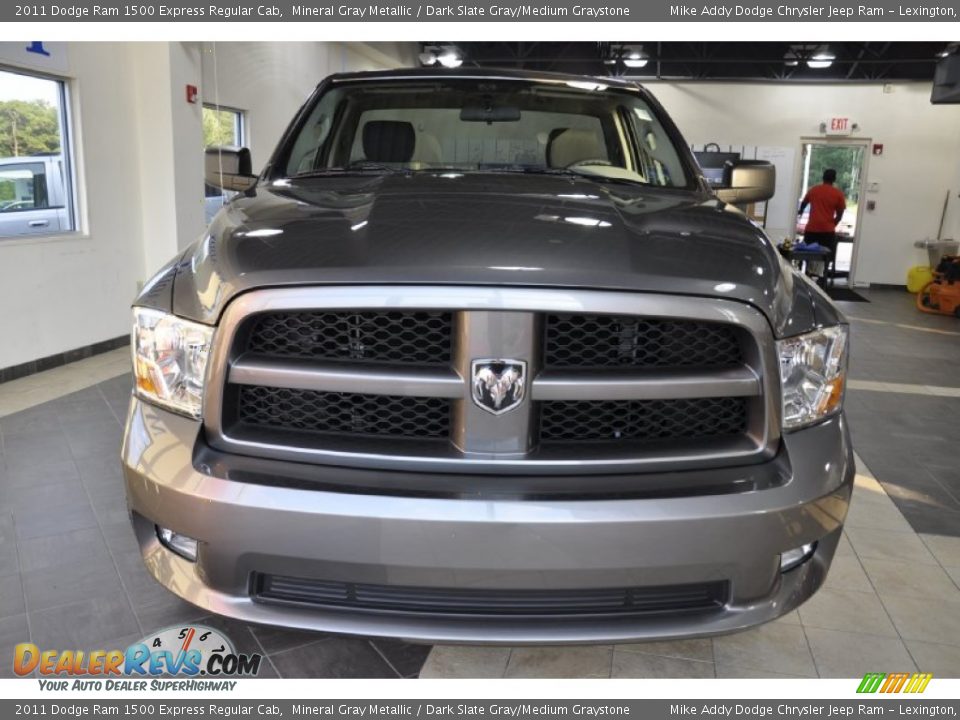 2011 Dodge Ram 1500 Express Regular Cab Mineral Gray Metallic / Dark Slate Gray/Medium Graystone Photo #3