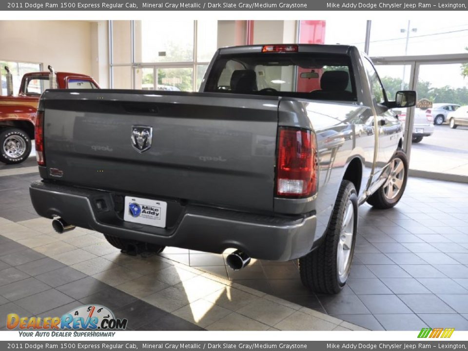 2011 Dodge Ram 1500 Express Regular Cab Mineral Gray Metallic / Dark Slate Gray/Medium Graystone Photo #7