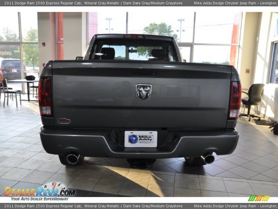 2011 Dodge Ram 1500 Express Regular Cab Mineral Gray Metallic / Dark Slate Gray/Medium Graystone Photo #8