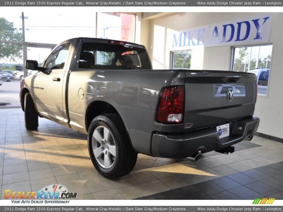 2011 Dodge Ram 1500 Express Regular Cab Mineral Gray Metallic / Dark Slate Gray/Medium Graystone Photo #9