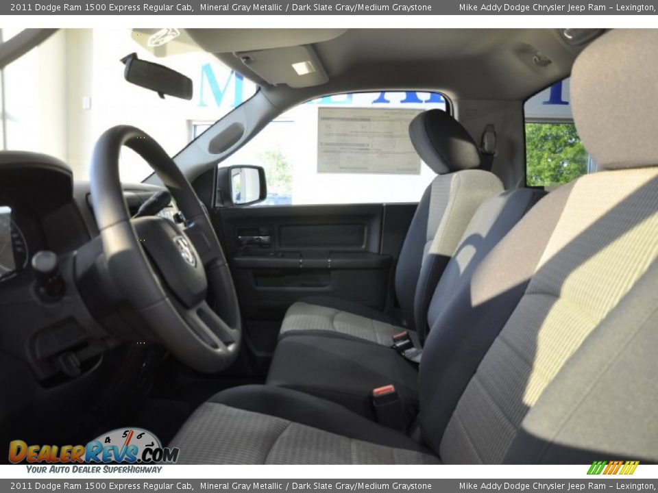 2011 Dodge Ram 1500 Express Regular Cab Mineral Gray Metallic / Dark Slate Gray/Medium Graystone Photo #11