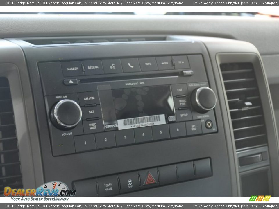 2011 Dodge Ram 1500 Express Regular Cab Mineral Gray Metallic / Dark Slate Gray/Medium Graystone Photo #13