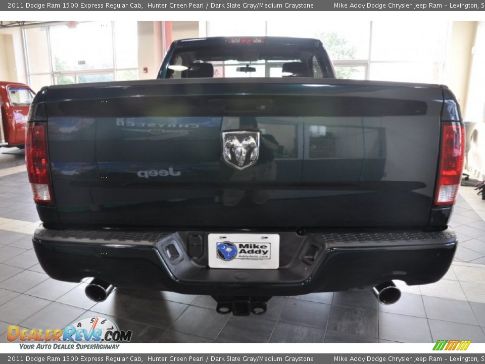 2011 Dodge Ram 1500 Express Regular Cab Hunter Green Pearl / Dark Slate Gray/Medium Graystone Photo #6