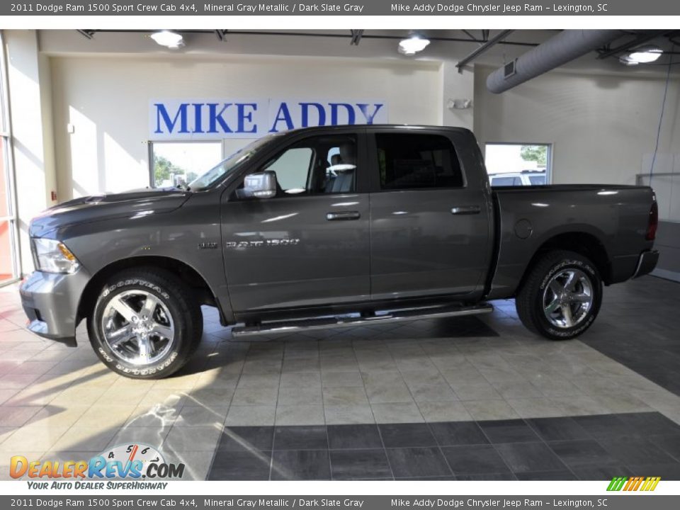 2011 Dodge Ram 1500 Sport Crew Cab 4x4 Mineral Gray Metallic / Dark Slate Gray Photo #1