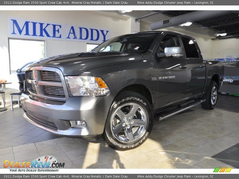 2011 Dodge Ram 1500 Sport Crew Cab 4x4 Mineral Gray Metallic / Dark Slate Gray Photo #2