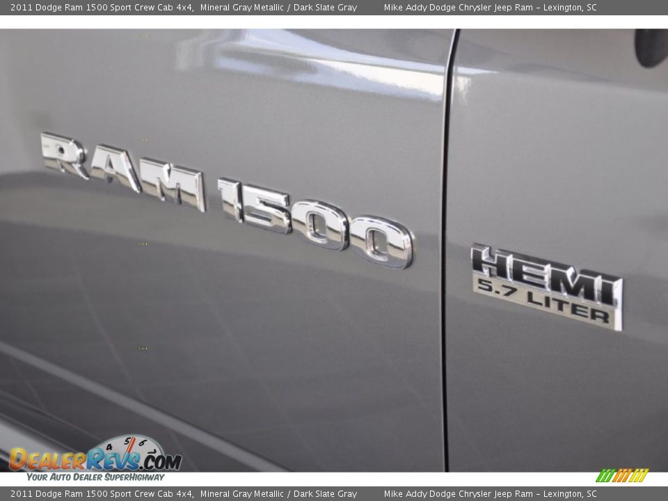 2011 Dodge Ram 1500 Sport Crew Cab 4x4 Mineral Gray Metallic / Dark Slate Gray Photo #5