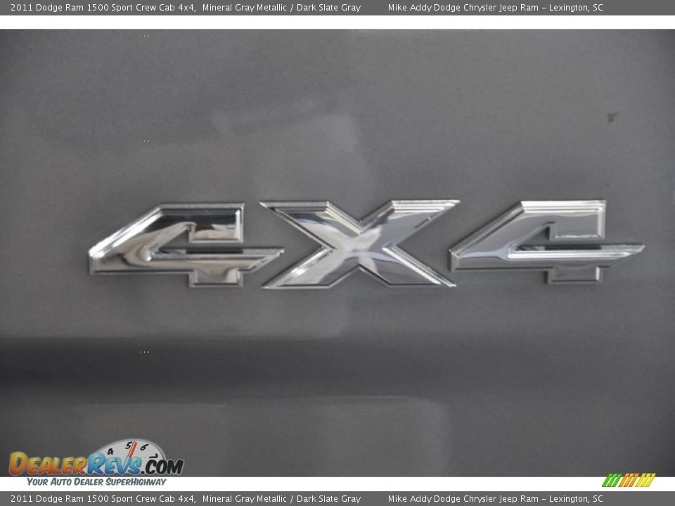 2011 Dodge Ram 1500 Sport Crew Cab 4x4 Mineral Gray Metallic / Dark Slate Gray Photo #8