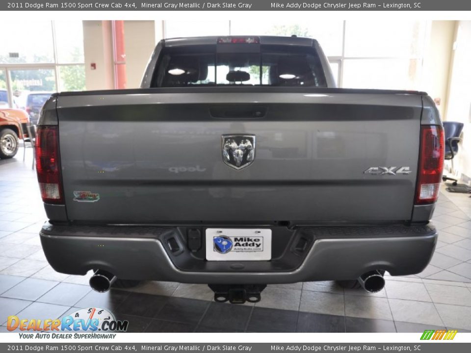 2011 Dodge Ram 1500 Sport Crew Cab 4x4 Mineral Gray Metallic / Dark Slate Gray Photo #9
