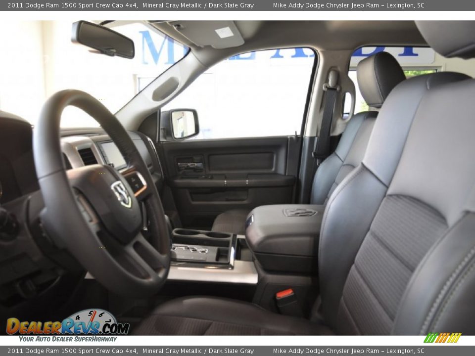 2011 Dodge Ram 1500 Sport Crew Cab 4x4 Mineral Gray Metallic / Dark Slate Gray Photo #14