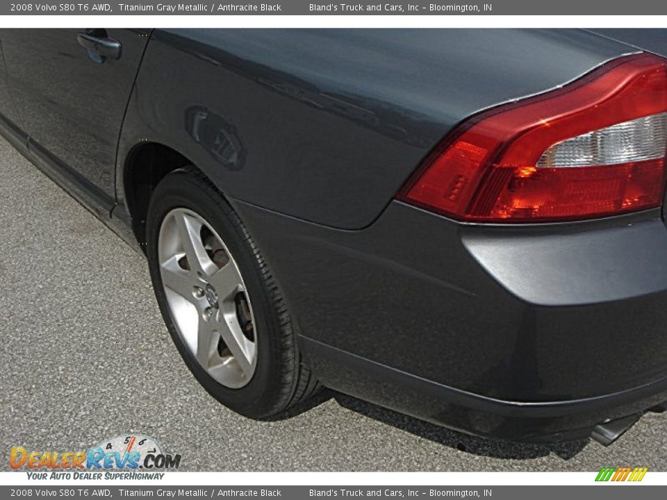 2008 Volvo S80 T6 AWD Titanium Gray Metallic / Anthracite Black Photo #3