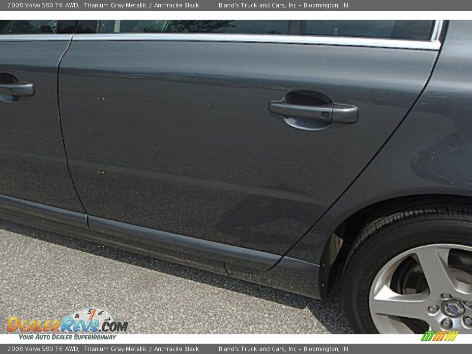 2008 Volvo S80 T6 AWD Titanium Gray Metallic / Anthracite Black Photo #4