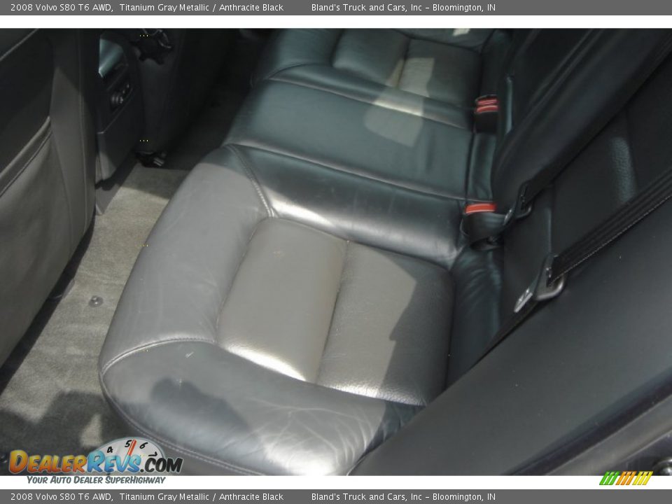 2008 Volvo S80 T6 AWD Titanium Gray Metallic / Anthracite Black Photo #26