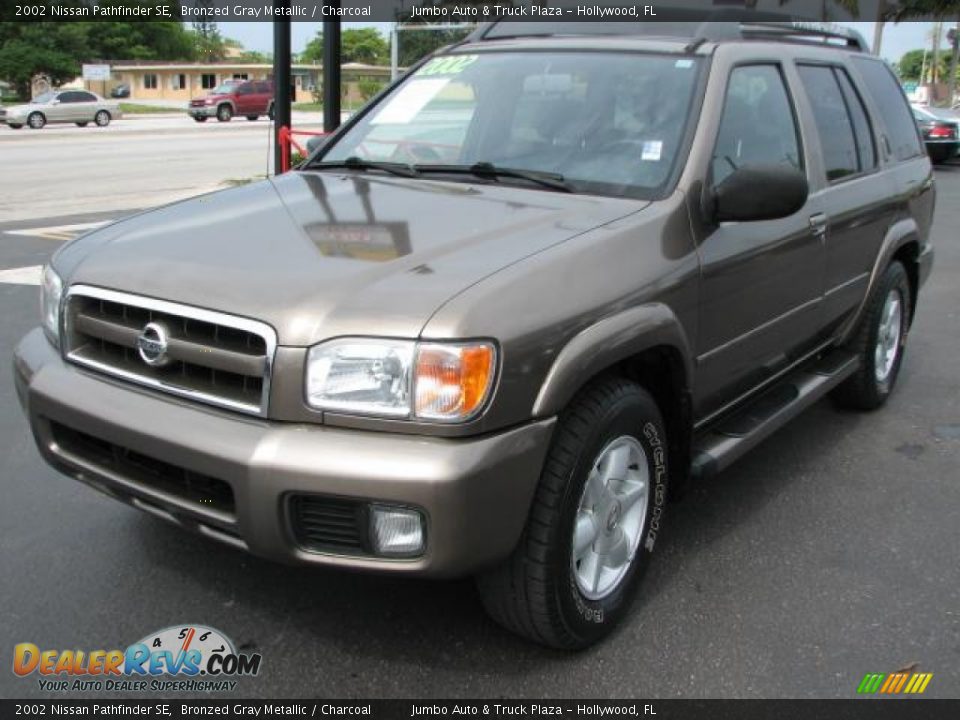 2002 Nissan Pathfinder SE Bronzed Gray Metallic / Charcoal Photo #3