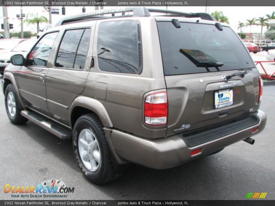 2002 Nissan Pathfinder SE Bronzed Gray Metallic / Charcoal Photo #7