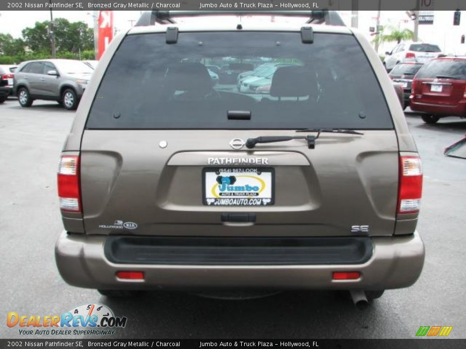 2002 Nissan Pathfinder SE Bronzed Gray Metallic / Charcoal Photo #8