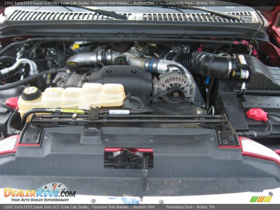 2002 Ford F350 Super Duty XLT Crew Cab Dually 7.3 Liter OHV 16V Power Stroke Turbo Diesel V8 Engine Photo #9