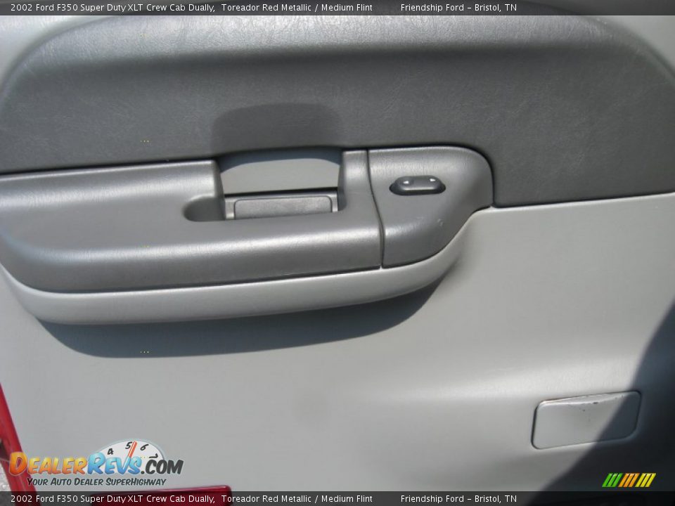 2002 Ford F350 Super Duty XLT Crew Cab Dually Toreador Red Metallic / Medium Flint Photo #20