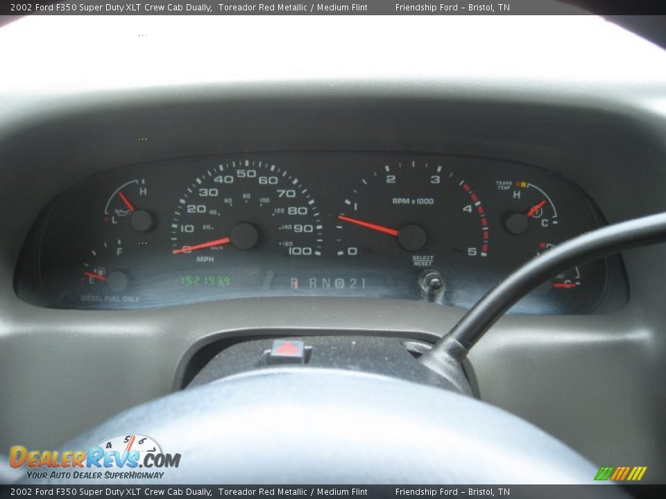 2002 Ford F350 Super Duty XLT Crew Cab Dually Gauges Photo #27