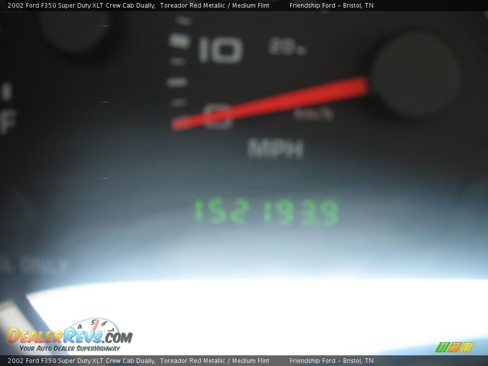 2002 Ford F350 Super Duty XLT Crew Cab Dually Toreador Red Metallic / Medium Flint Photo #28