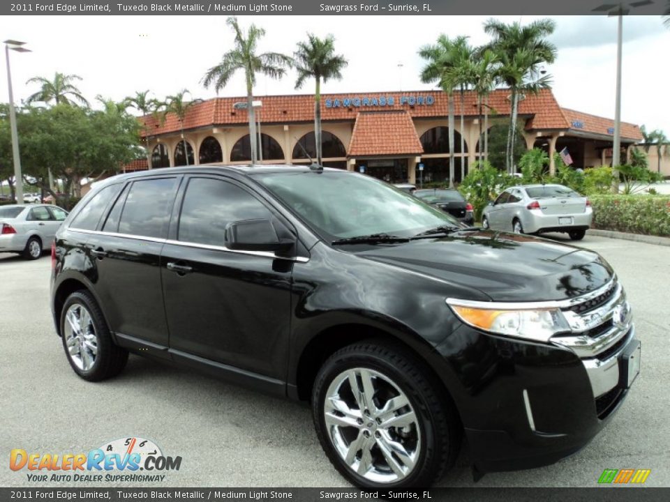 2011 Ford Edge Limited Tuxedo Black Metallic / Medium Light Stone Photo #1