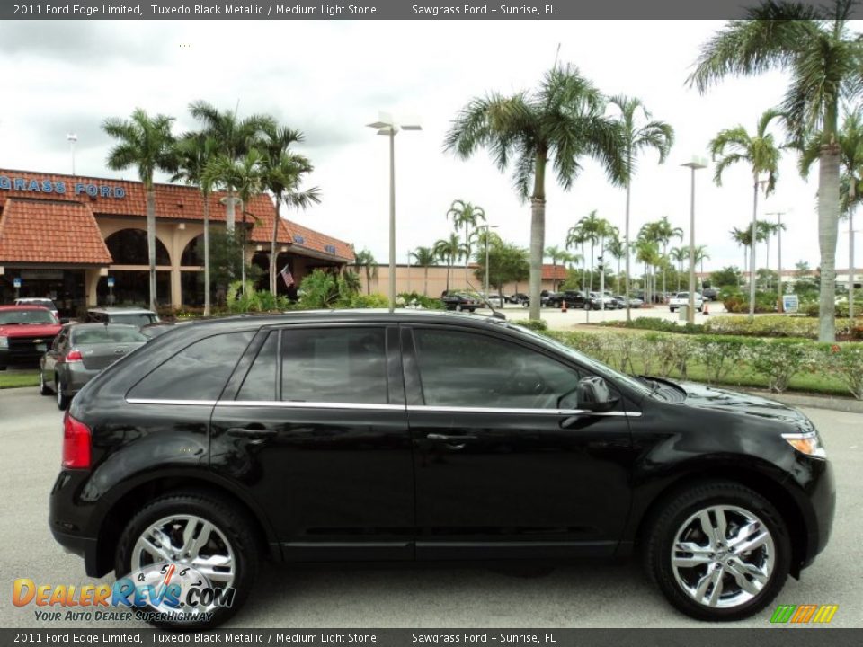 2011 Ford Edge Limited Tuxedo Black Metallic / Medium Light Stone Photo #5