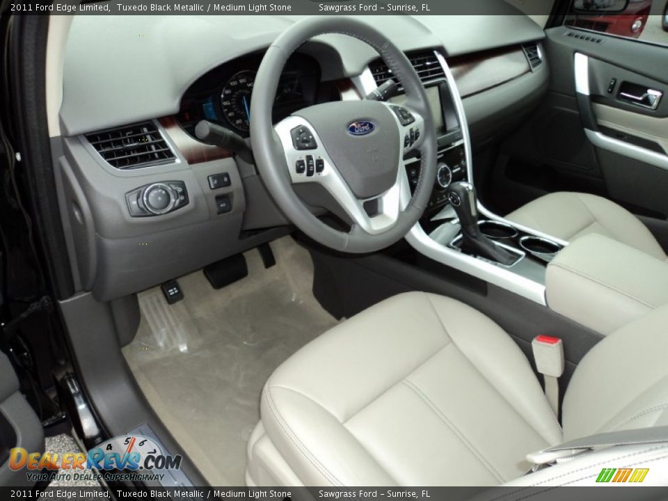 Medium Light Stone Interior 2011 Ford Edge Limited Photo