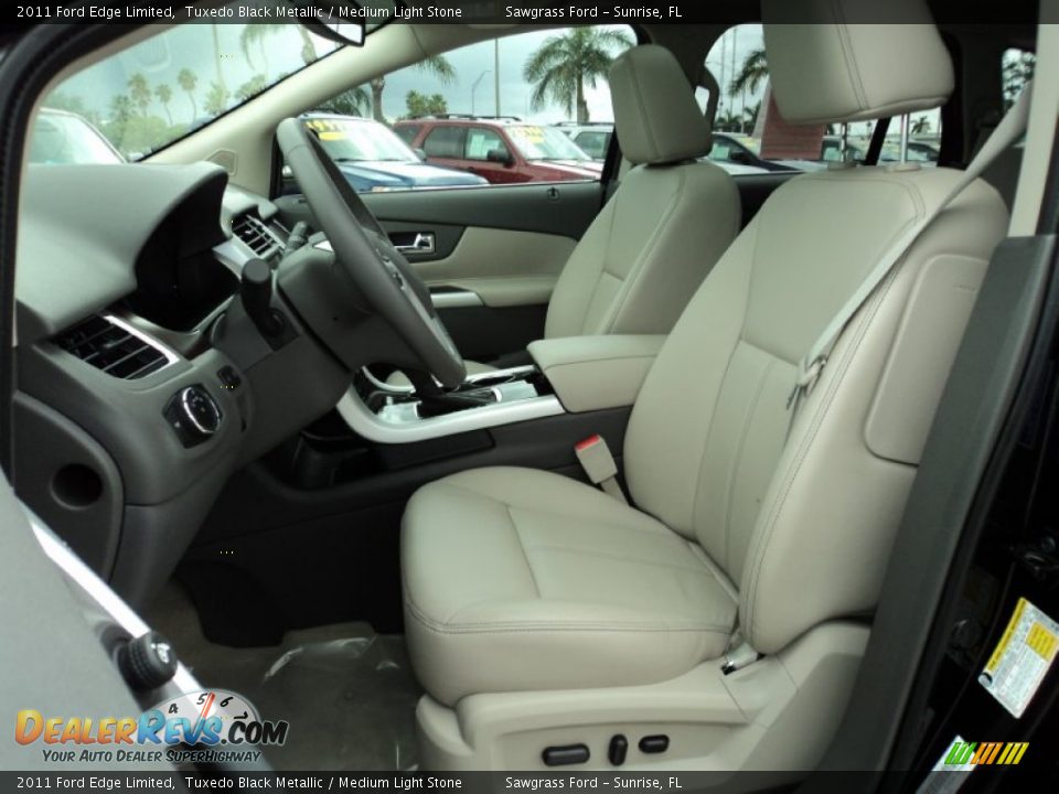 Medium Light Stone Interior - 2011 Ford Edge Limited Photo #18