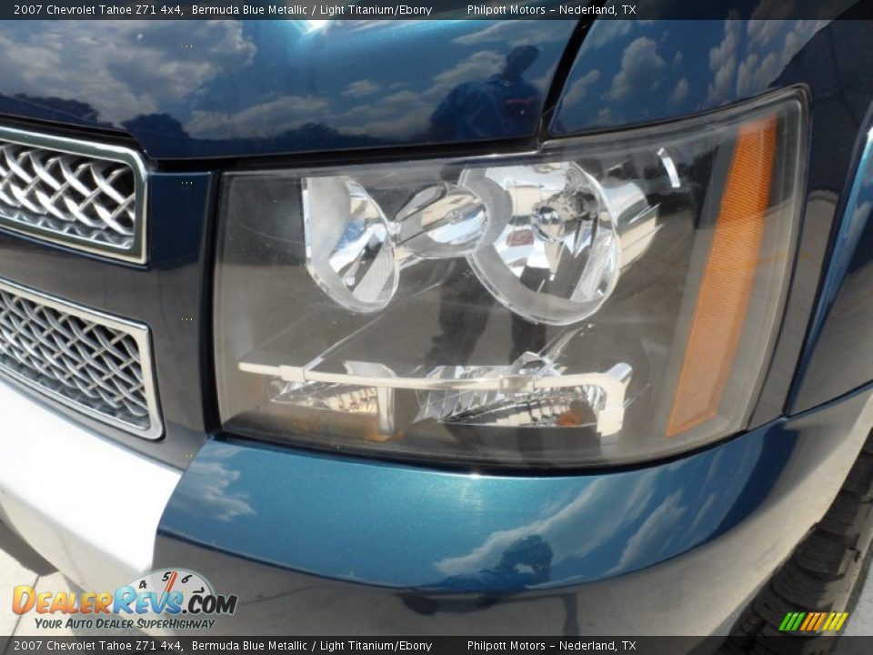 2007 Chevrolet Tahoe Z71 4x4 Bermuda Blue Metallic / Light Titanium/Ebony Photo #10