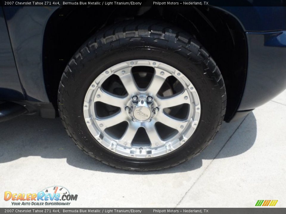 2007 Chevrolet Tahoe Z71 4x4 Bermuda Blue Metallic / Light Titanium/Ebony Photo #18