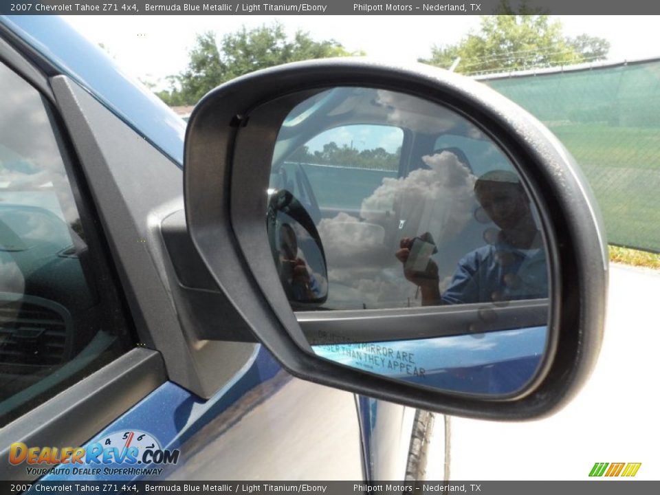 2007 Chevrolet Tahoe Z71 4x4 Bermuda Blue Metallic / Light Titanium/Ebony Photo #20