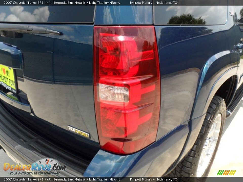 2007 Chevrolet Tahoe Z71 4x4 Bermuda Blue Metallic / Light Titanium/Ebony Photo #23