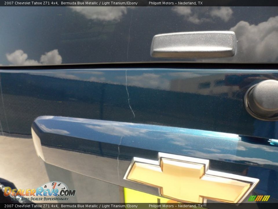 2007 Chevrolet Tahoe Z71 4x4 Bermuda Blue Metallic / Light Titanium/Ebony Photo #25
