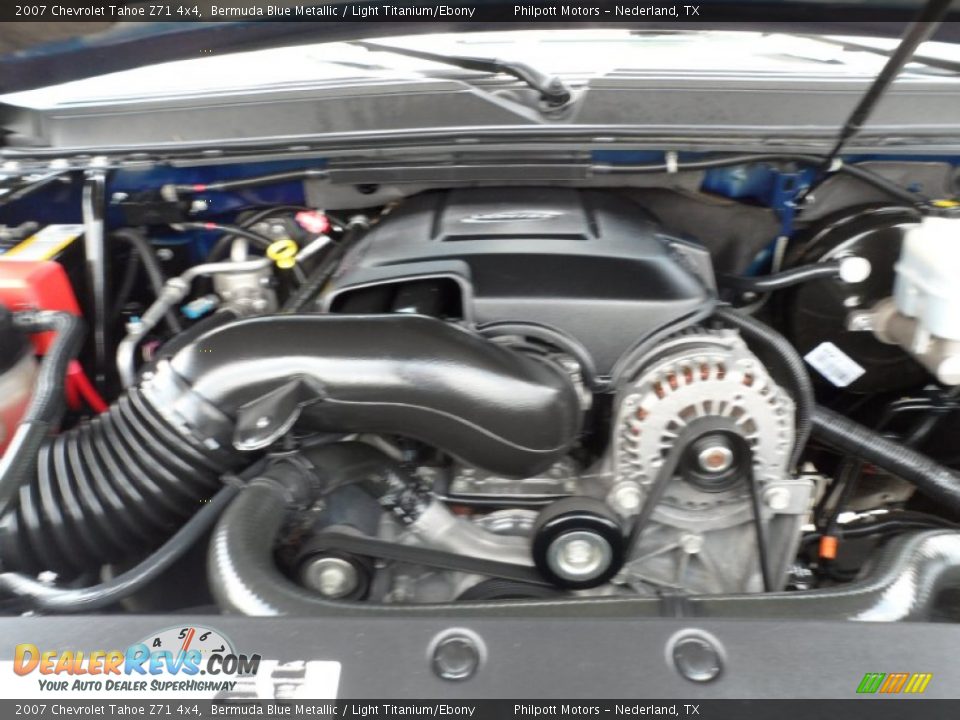 2007 Chevrolet Tahoe Z71 4x4 Bermuda Blue Metallic / Light Titanium/Ebony Photo #30
