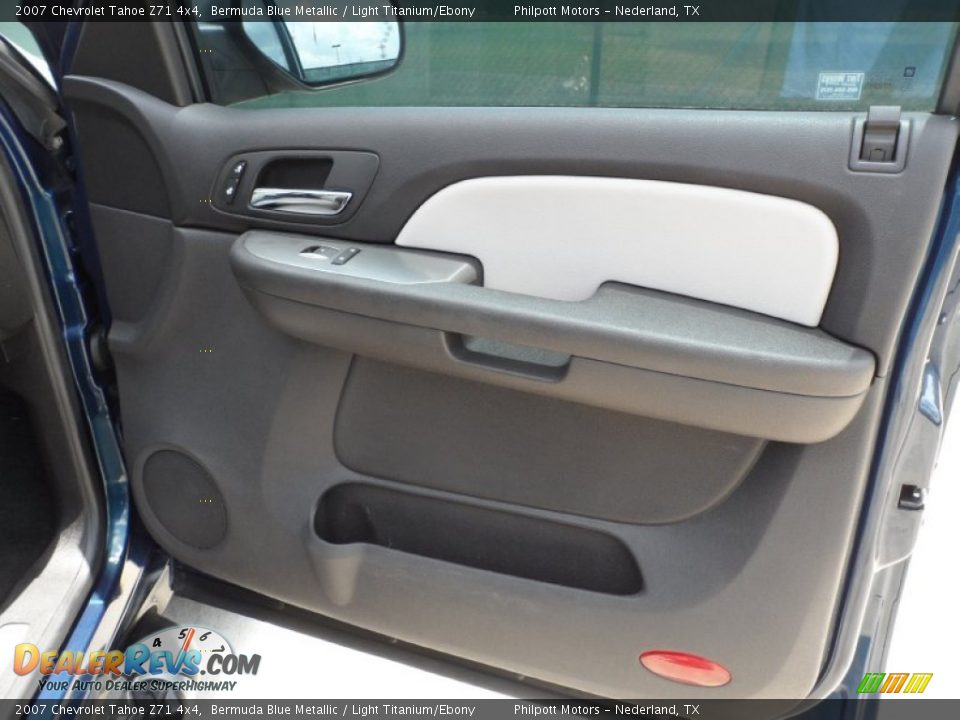 2007 Chevrolet Tahoe Z71 4x4 Bermuda Blue Metallic / Light Titanium/Ebony Photo #31