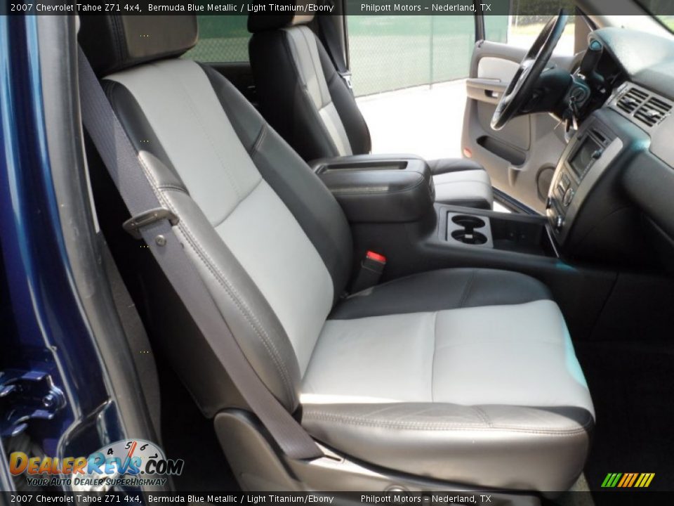 2007 Chevrolet Tahoe Z71 4x4 Bermuda Blue Metallic / Light Titanium/Ebony Photo #33