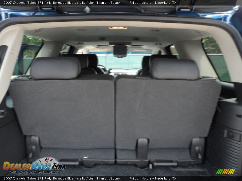 2007 Chevrolet Tahoe Z71 4x4 Bermuda Blue Metallic / Light Titanium/Ebony Photo #36