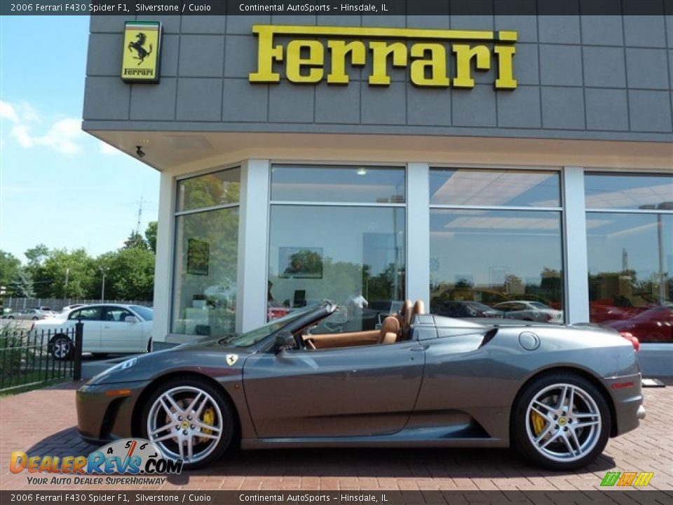 2006 Ferrari F430 Spider F1 Silverstone / Cuoio Photo #1