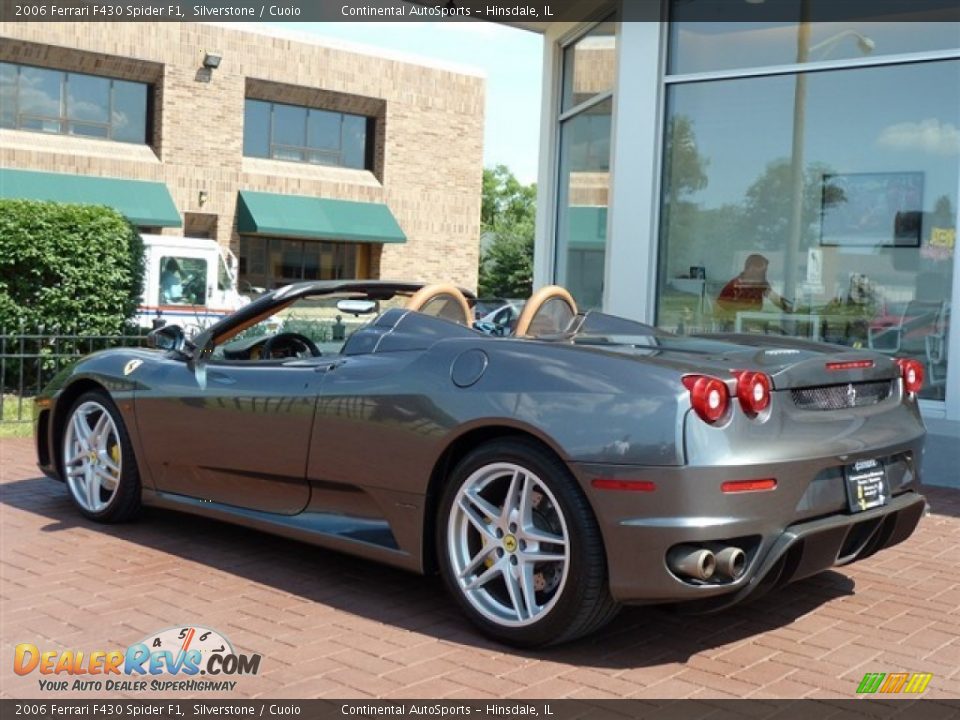 2006 Ferrari F430 Spider F1 Silverstone / Cuoio Photo #2