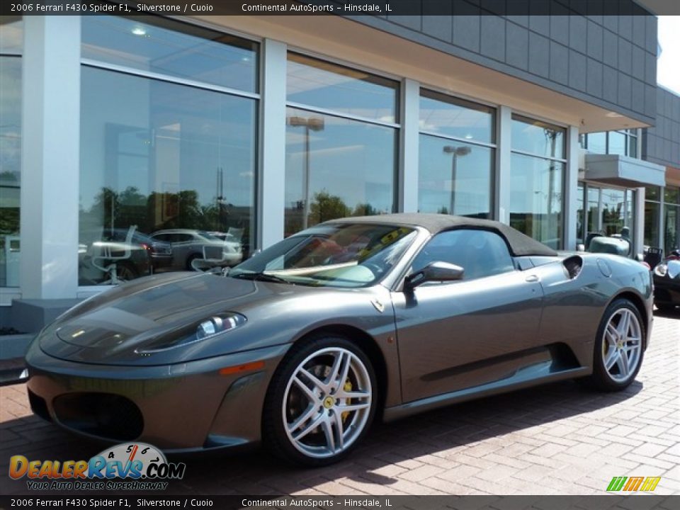 2006 Ferrari F430 Spider F1 Silverstone / Cuoio Photo #4