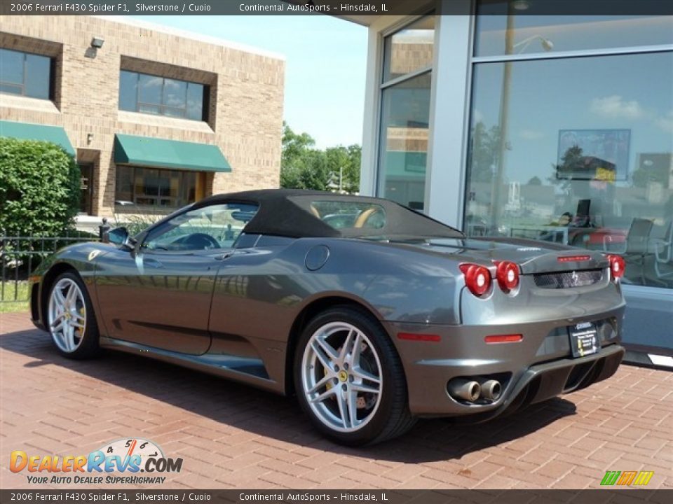 2006 Ferrari F430 Spider F1 Silverstone / Cuoio Photo #5