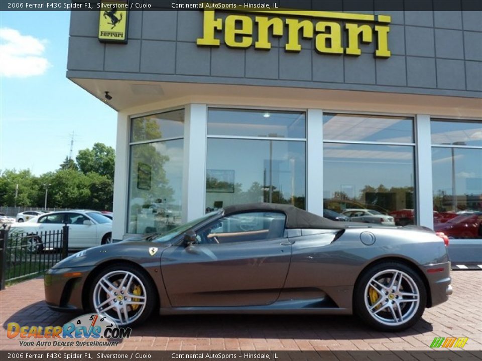 2006 Ferrari F430 Spider F1 Silverstone / Cuoio Photo #6