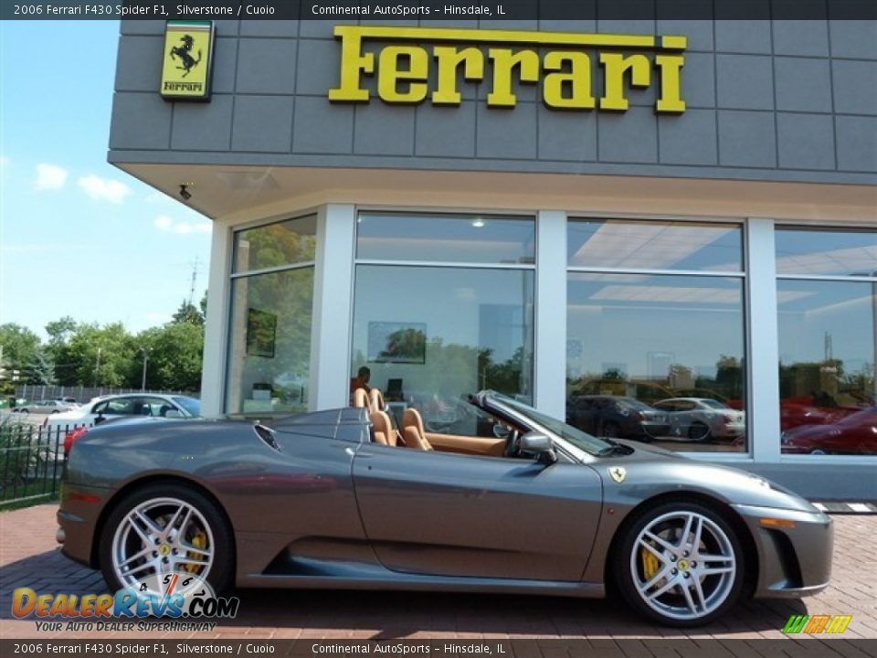 2006 Ferrari F430 Spider F1 Silverstone / Cuoio Photo #7