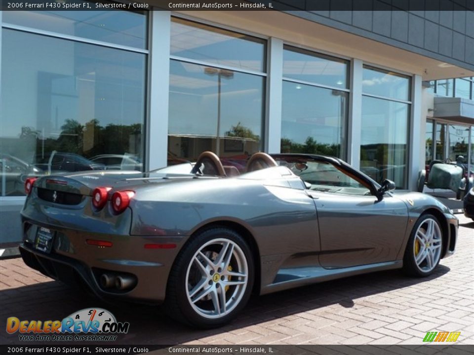 2006 Ferrari F430 Spider F1 Silverstone / Cuoio Photo #8
