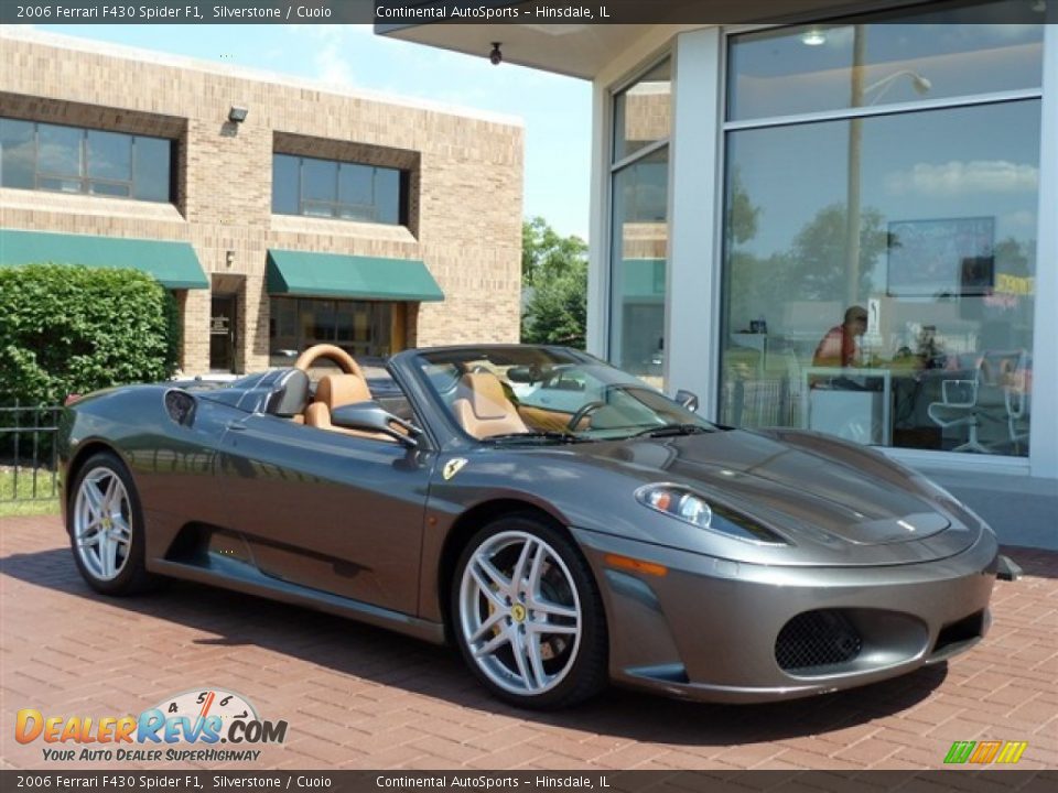 2006 Ferrari F430 Spider F1 Silverstone / Cuoio Photo #9