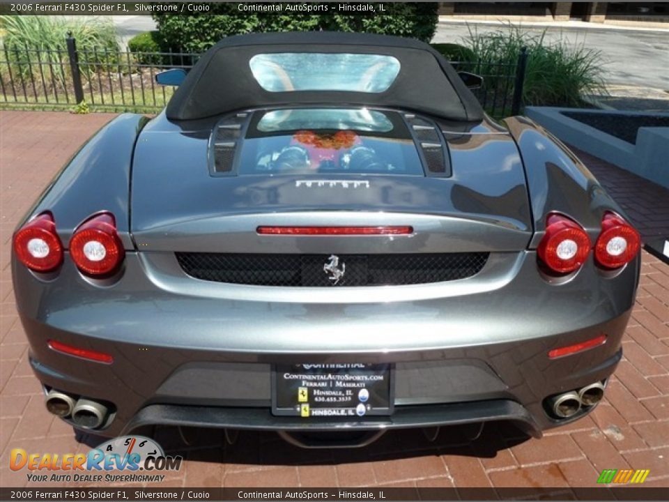 2006 Ferrari F430 Spider F1 Silverstone / Cuoio Photo #16