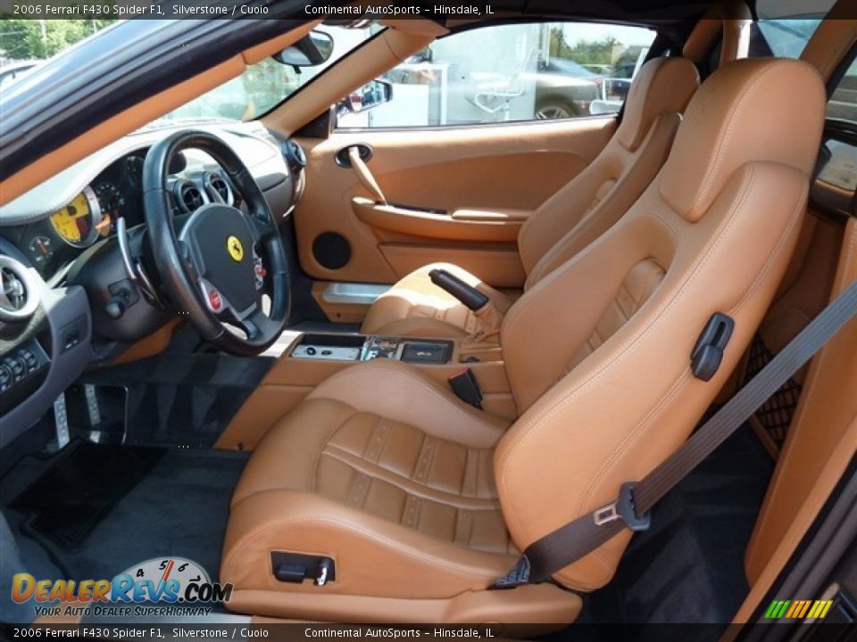 2006 Ferrari F430 Spider F1 Silverstone / Cuoio Photo #21